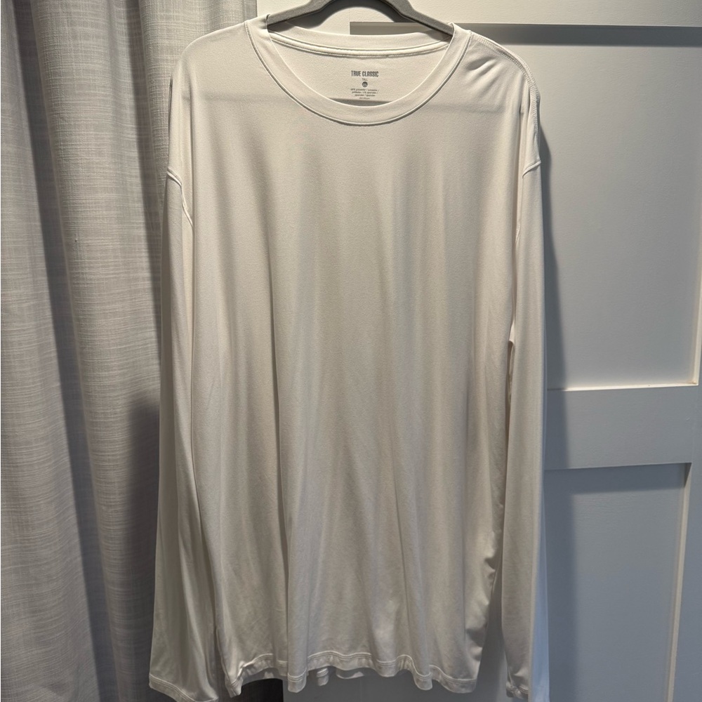 True Classic White Long Sleeve Shirt